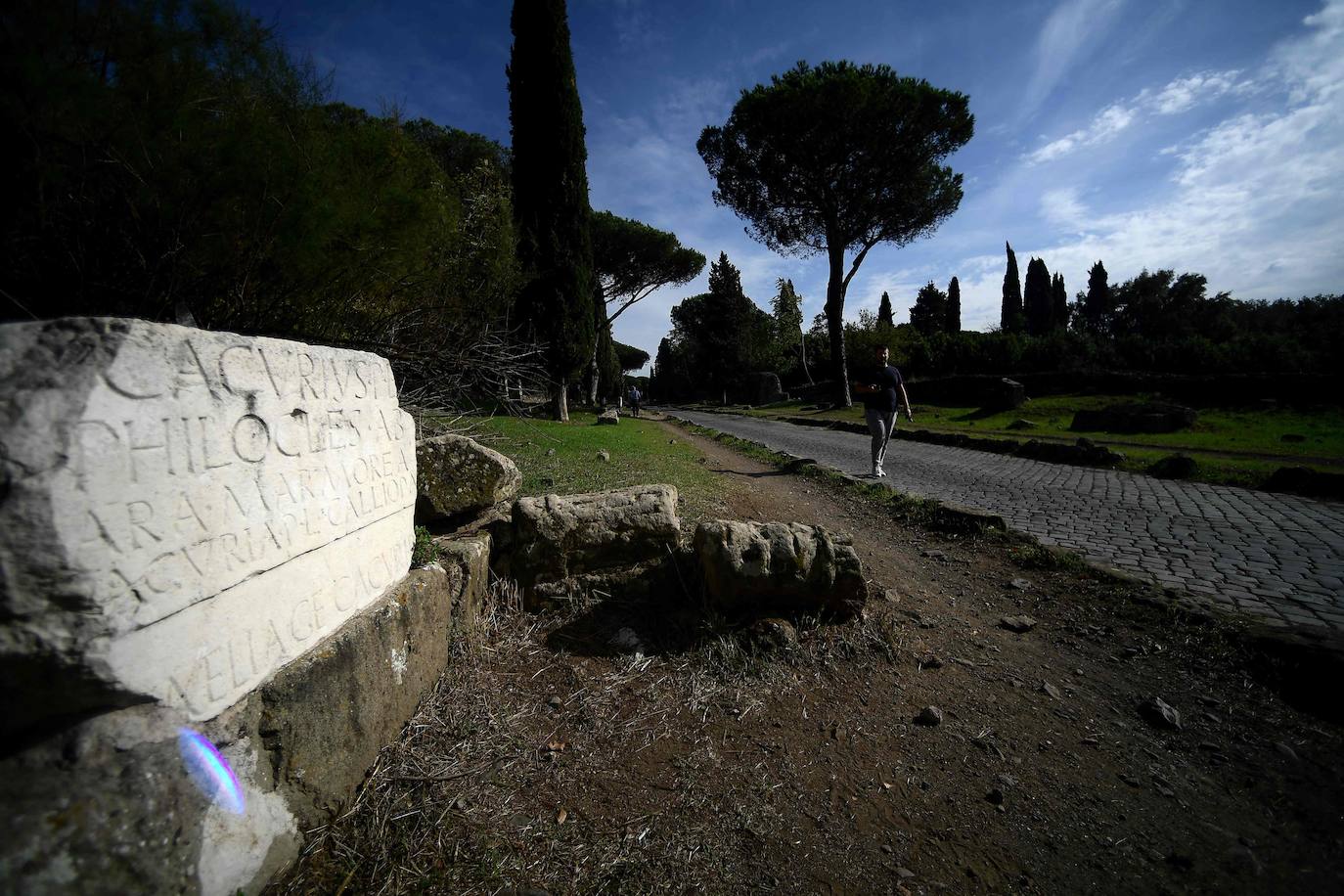 Fotos: Impresionante hallazgo en la Vía Apia de Roma