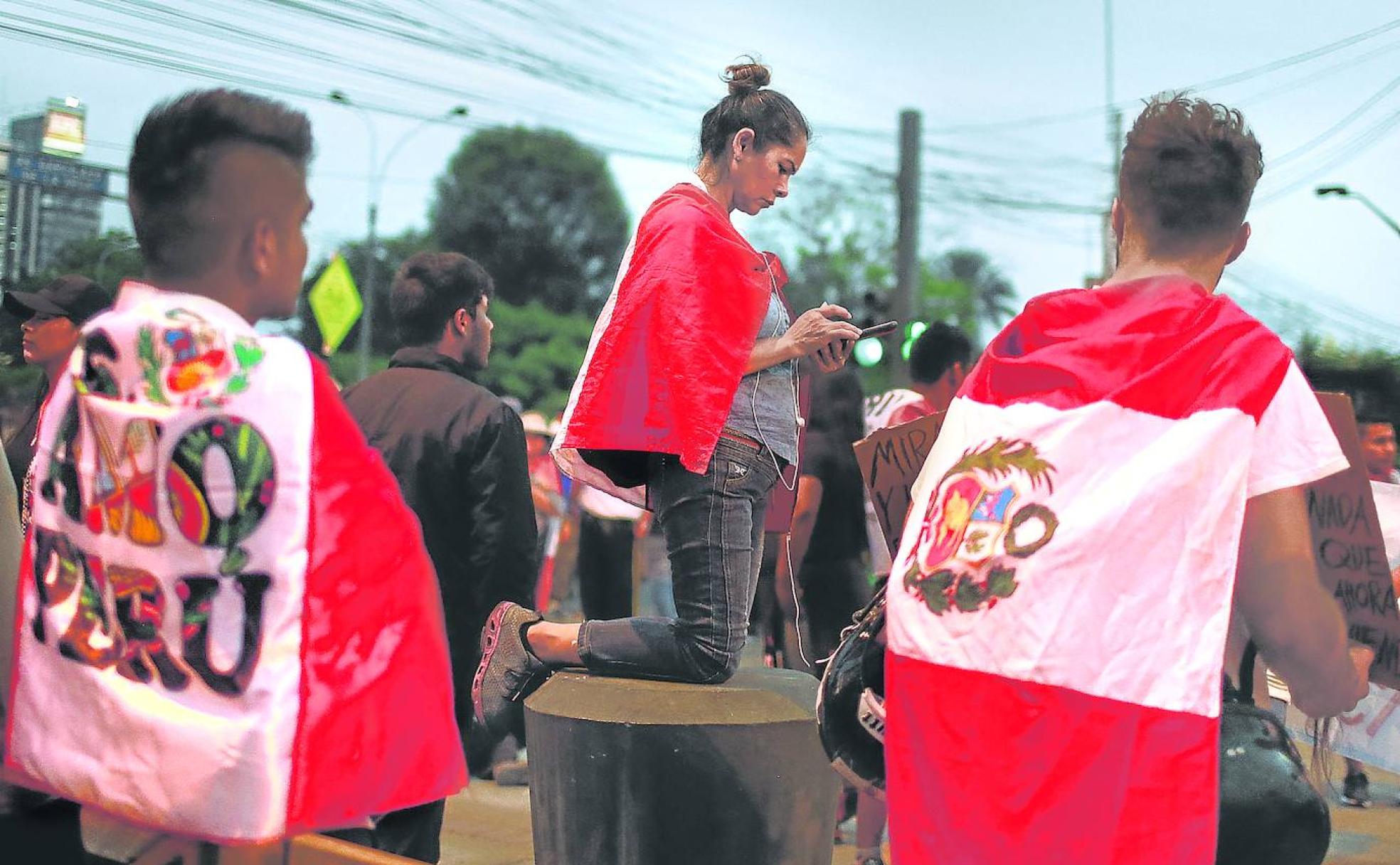 Imágenes de las protestas, 