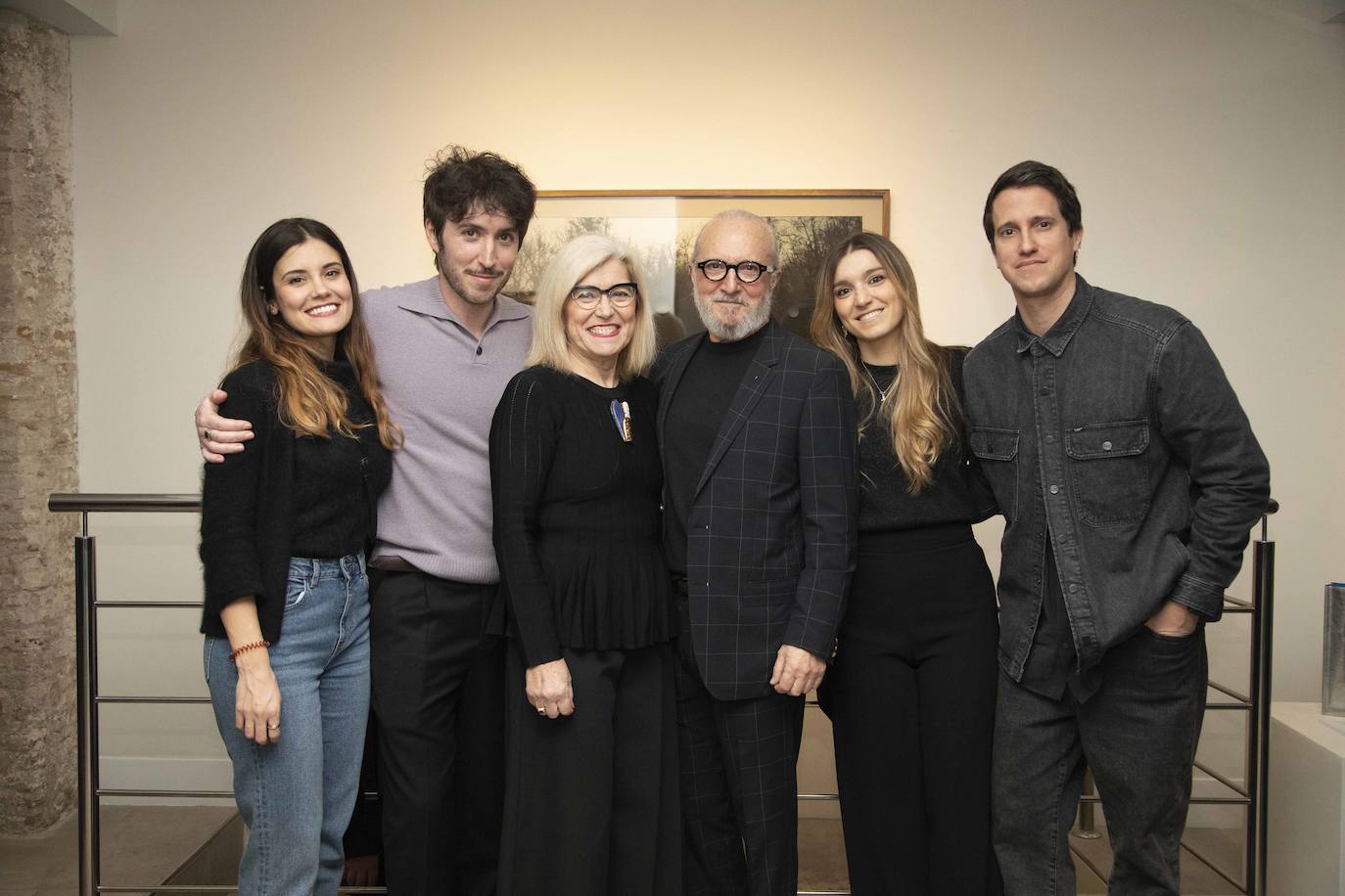 Nuria Hernández, Papu Sebastián, Laura Barrachina, Francisco y Paula Sebastián y Jorge Herrero. 