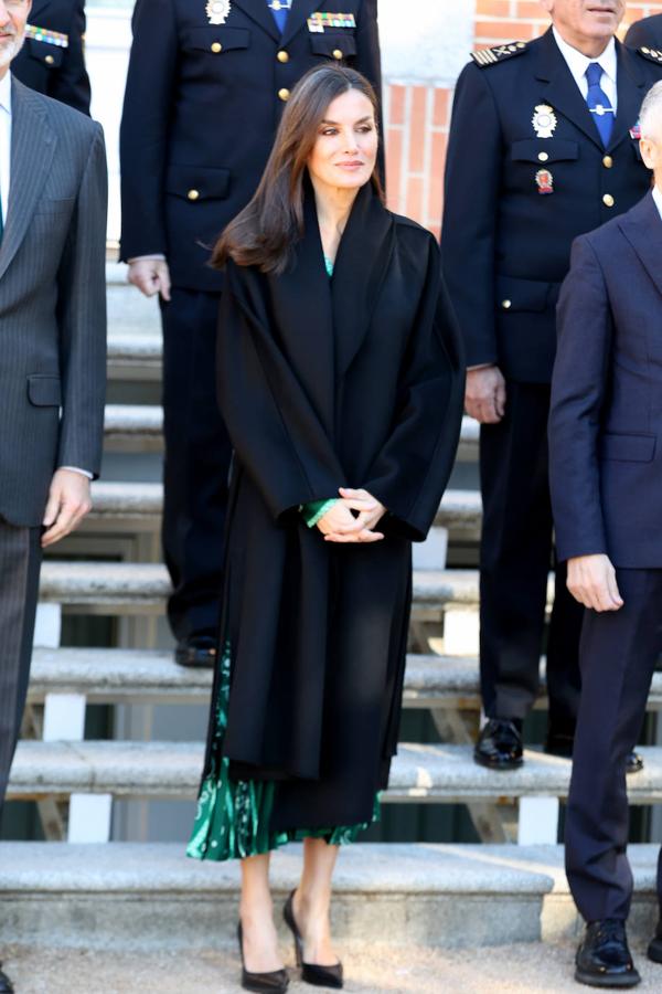 Fotos: Letizia recupera su vestido verde más viral