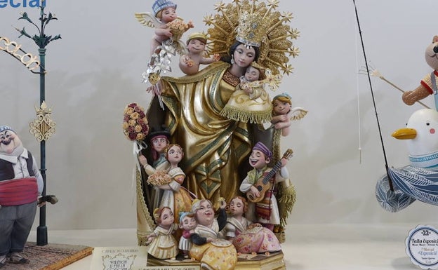 La Virgen, de nuevo protagonista en la Exposición del Ninot 