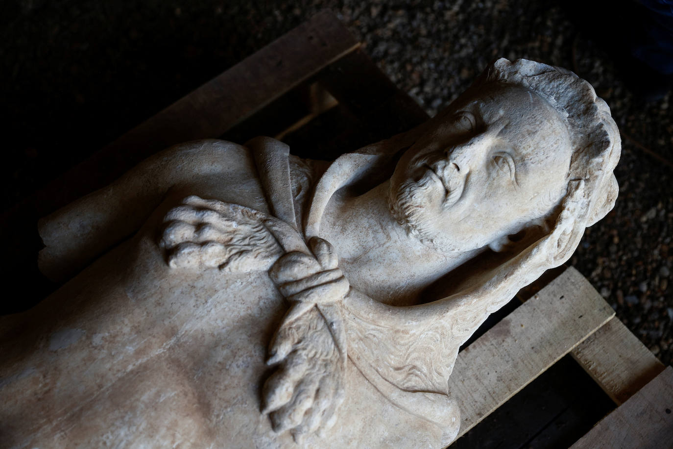 Fotos: Impresionante hallazgo en la Vía Apia de Roma