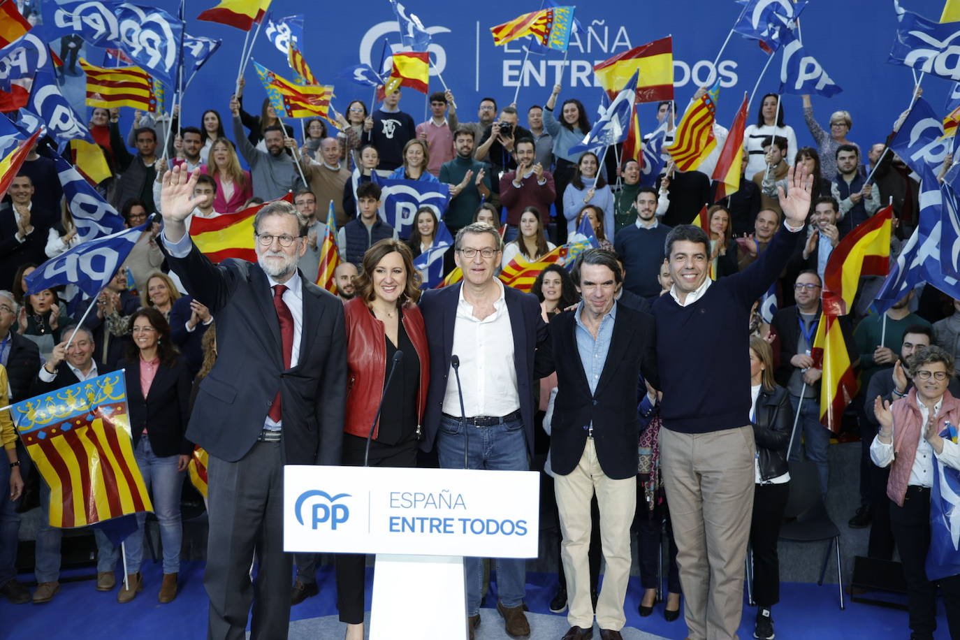 Fotos: Así ha sido la clausura del acto del PP celebrado este fin de semana en Valencia