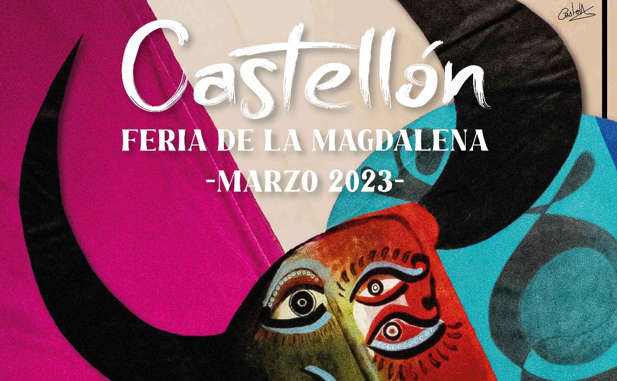 Cartel anunciador de la Feria de la Magdalena. 