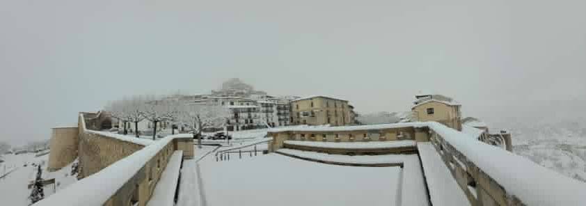 Nieve en Morella