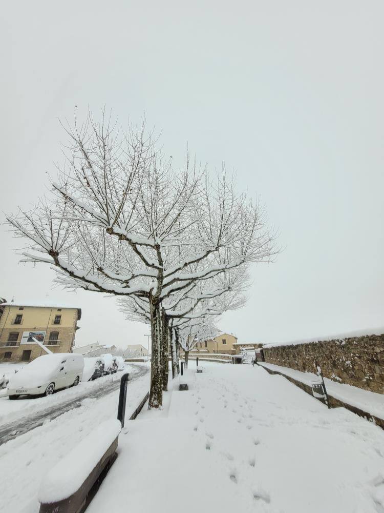 Nieve en Morella