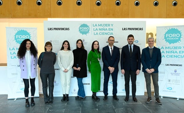 Participantes en el debate del pasado jueves, en el Aula Magna del Campus de Gandia de la Universitat Politècnica de València. 