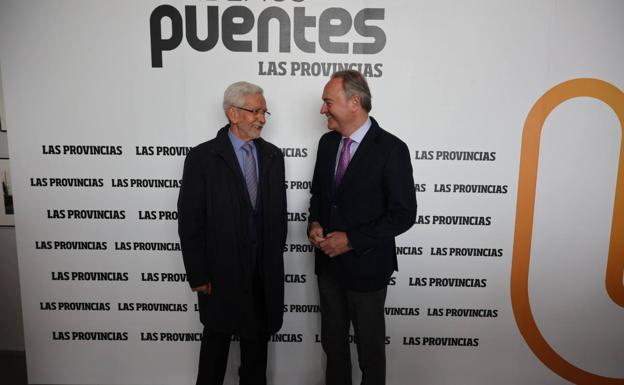 Joan Lerma y Alberto Fabra en LAS PROVINCIAS. 