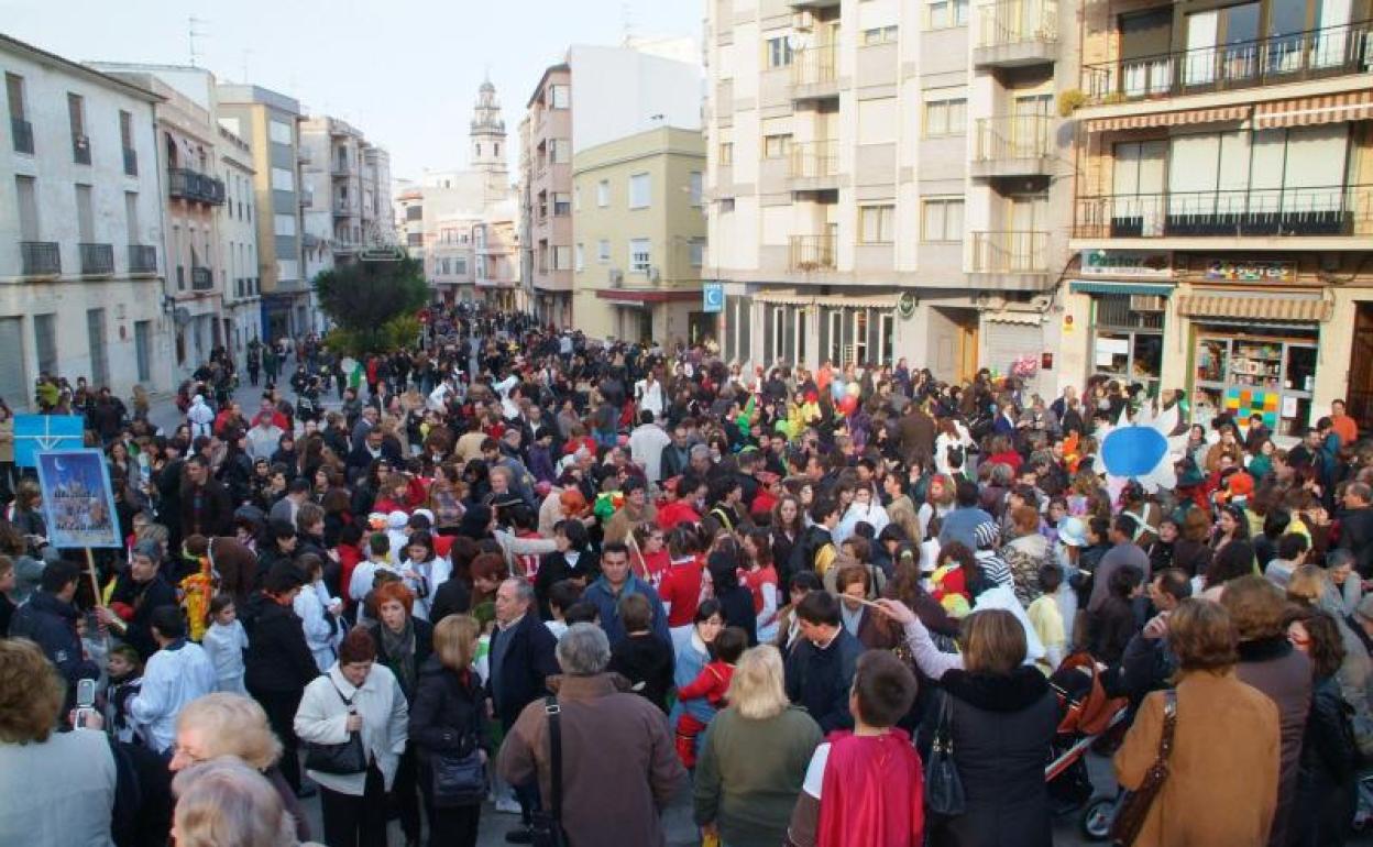 Desfile de Carnaval de años anteriores en Pego.