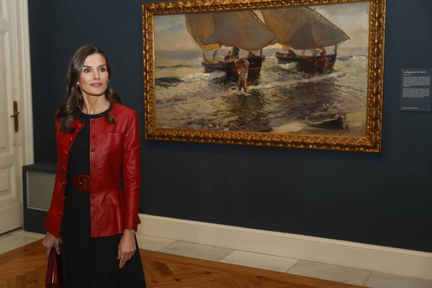 Fotos: Los Reyes inauguran la exposición de Sorolla: Letizia vuelve a apostar por el cuero