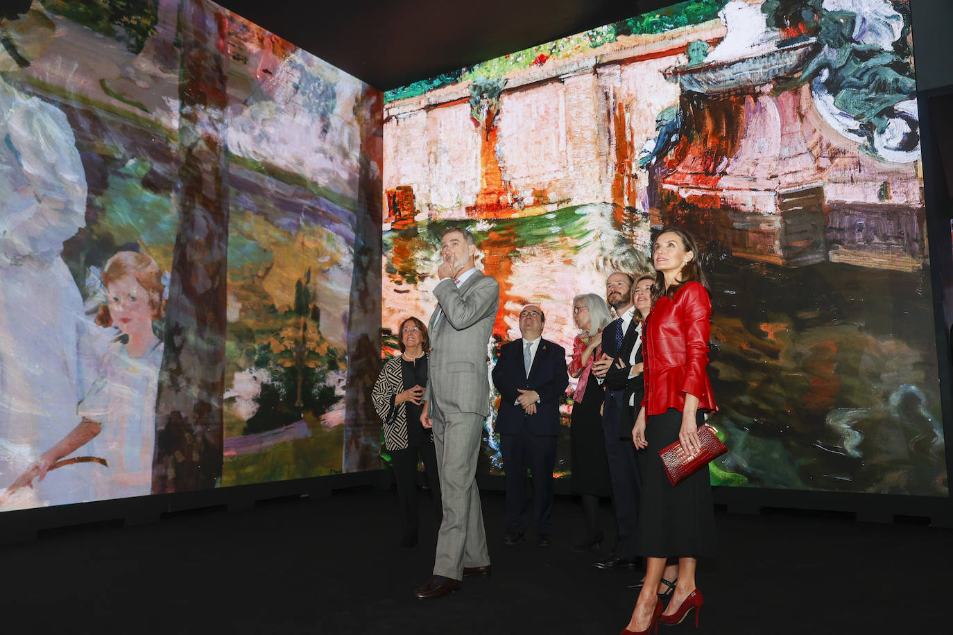 Fotos: Los Reyes inauguran la exposición de Sorolla: Letizia vuelve a apostar por el cuero