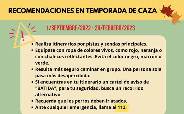 Recomendaciones de la Generalitat Valenciana. 