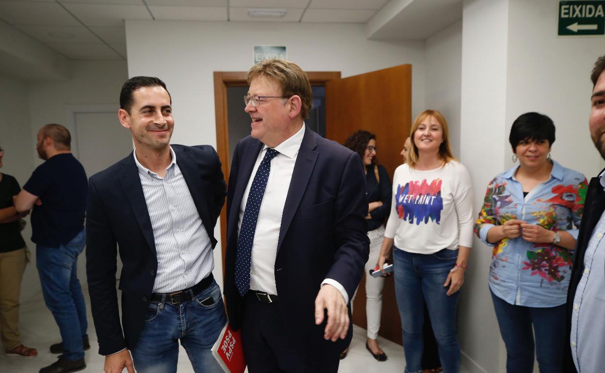 Carlos Fernández Bielsa y Ximo Puig. 