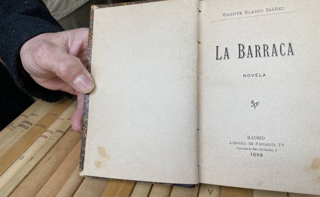 Primera edición en libro de 'La barraca' de Blasco Ibáñez. 