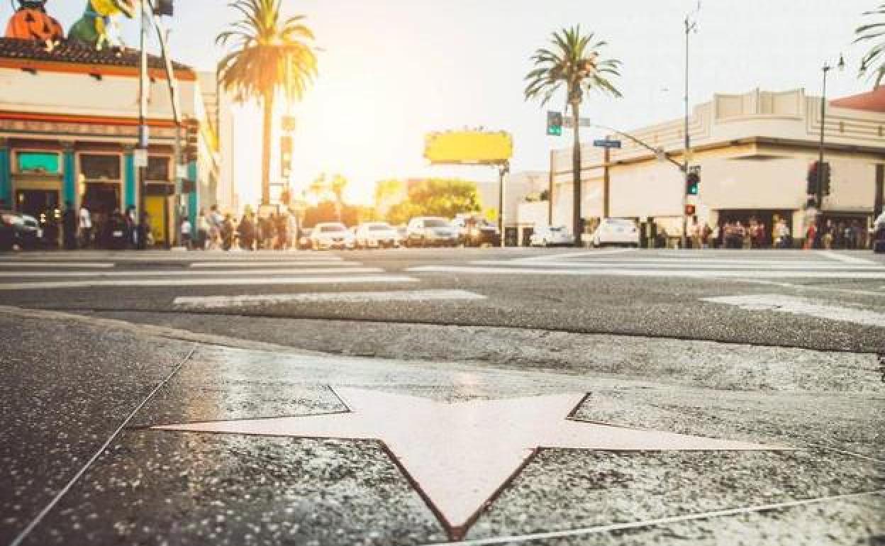 Una estrella en Sunset Boulevard, en Los Ángeles.