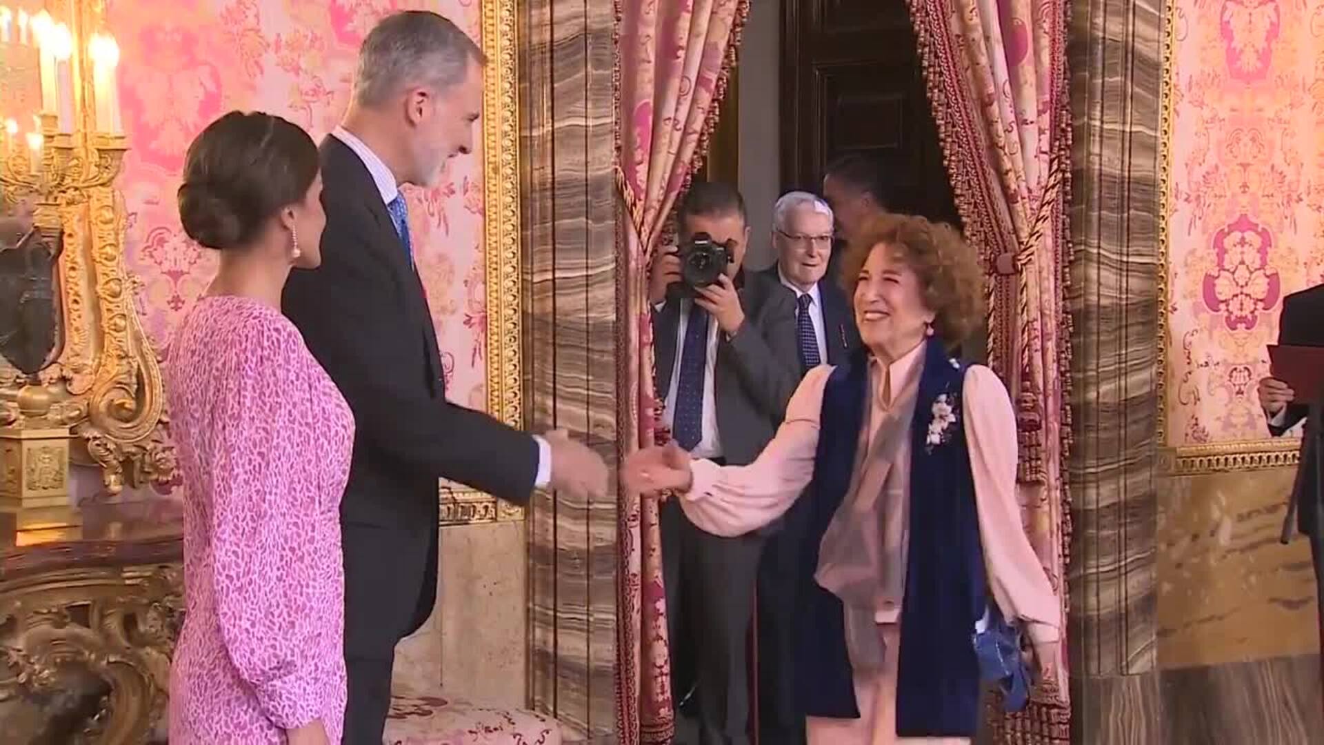 La reina Letizia vuelve a deslumbrar con su último vestido