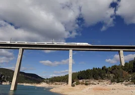 Estado del embalse de Contreras el pasado noviembre.