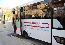 Uno de los autobuses urbanos de Ontinyent.