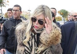 Malena Gracia, este jueves en Valencia.