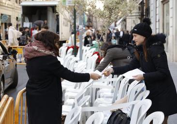 Desde las 8 por una silla para ver la Cabalgata de Reyes en Valencia