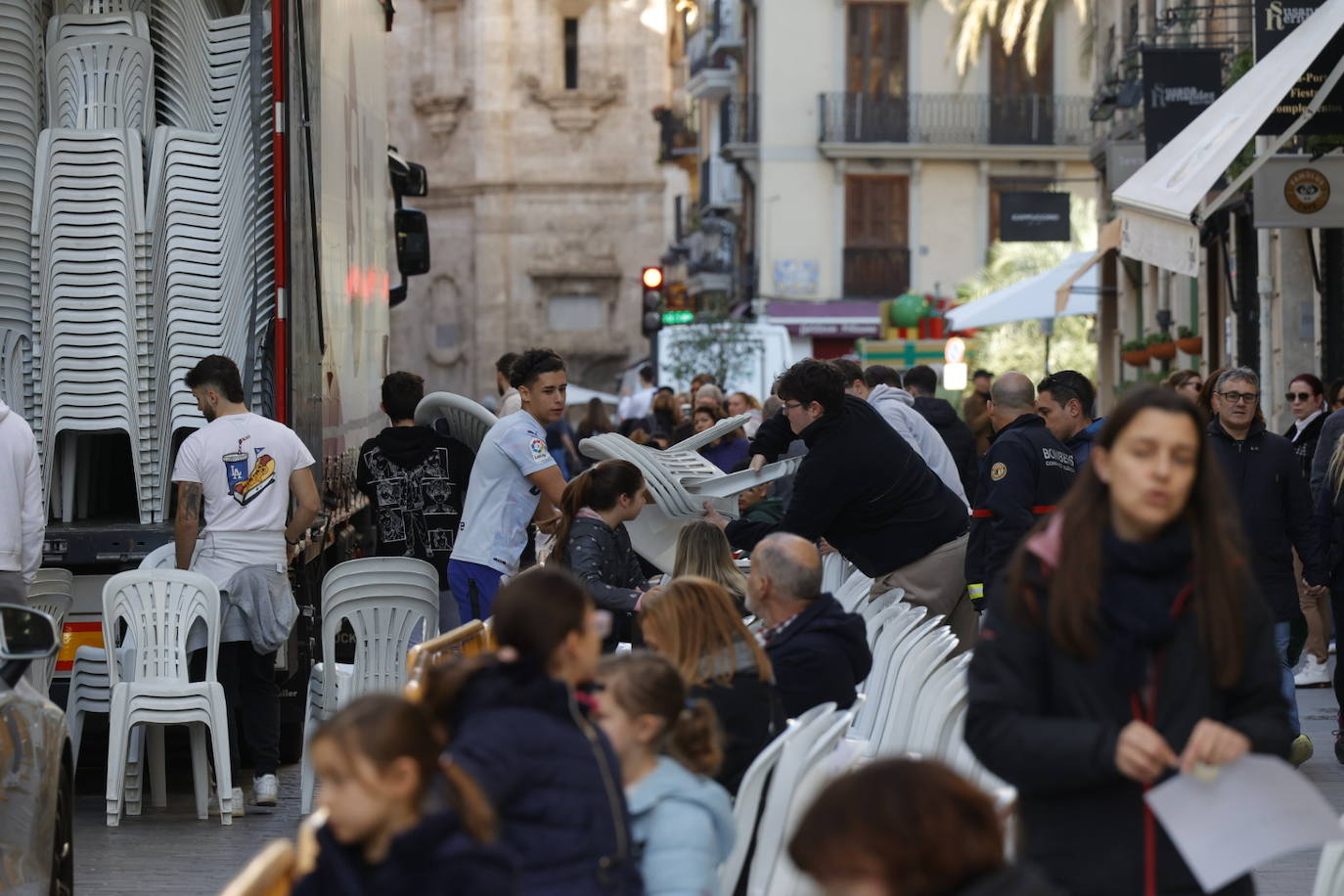 Fotos de los preparativos para la Cabalgata de Reyes de Valencia 2024