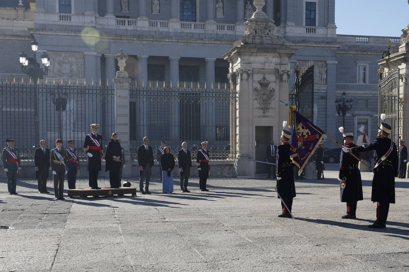 La princesa Leonor protagoniza la Pascua Militar vestida de cadete