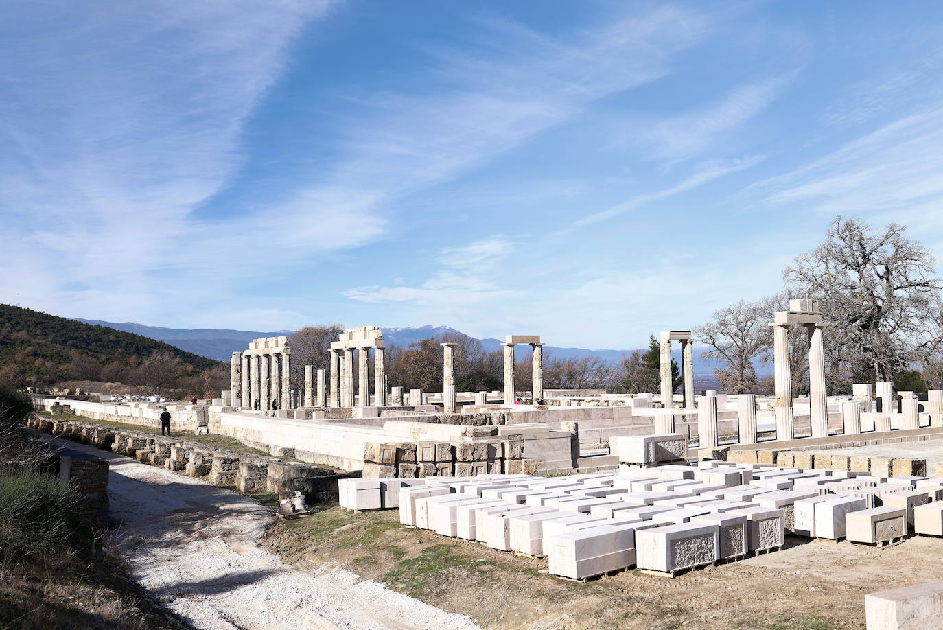 Grecia inaugura el espectacular palacio restaurado de Filipo II