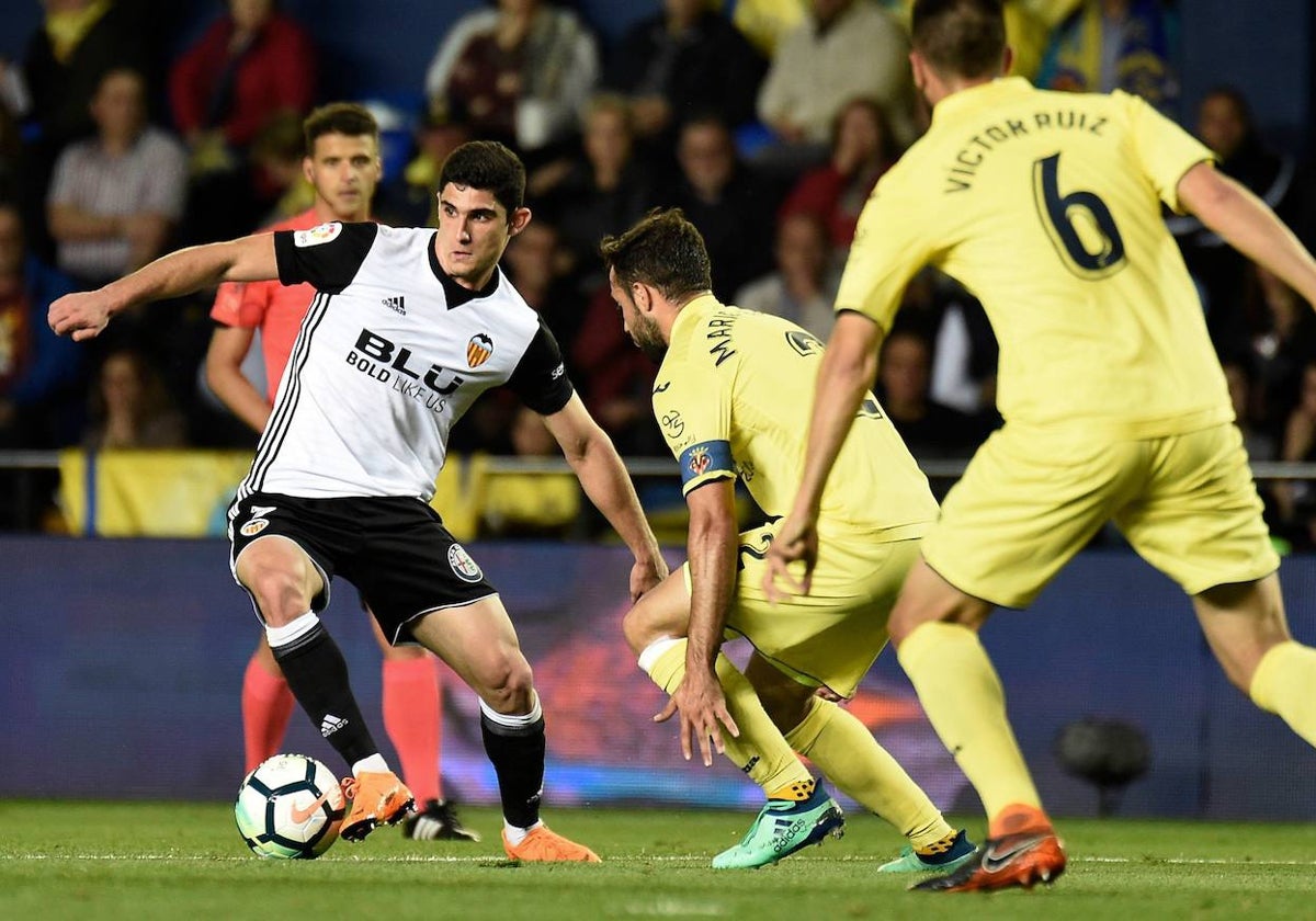 Guedes, ante el Villarreal.