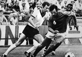 El primer partido de Beckenbauer en España fue en Mestalla