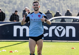 Sergio Postigo feliz tras su vuelta a los entrenamientos