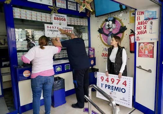 Números premiados en la Lotería del Niño.