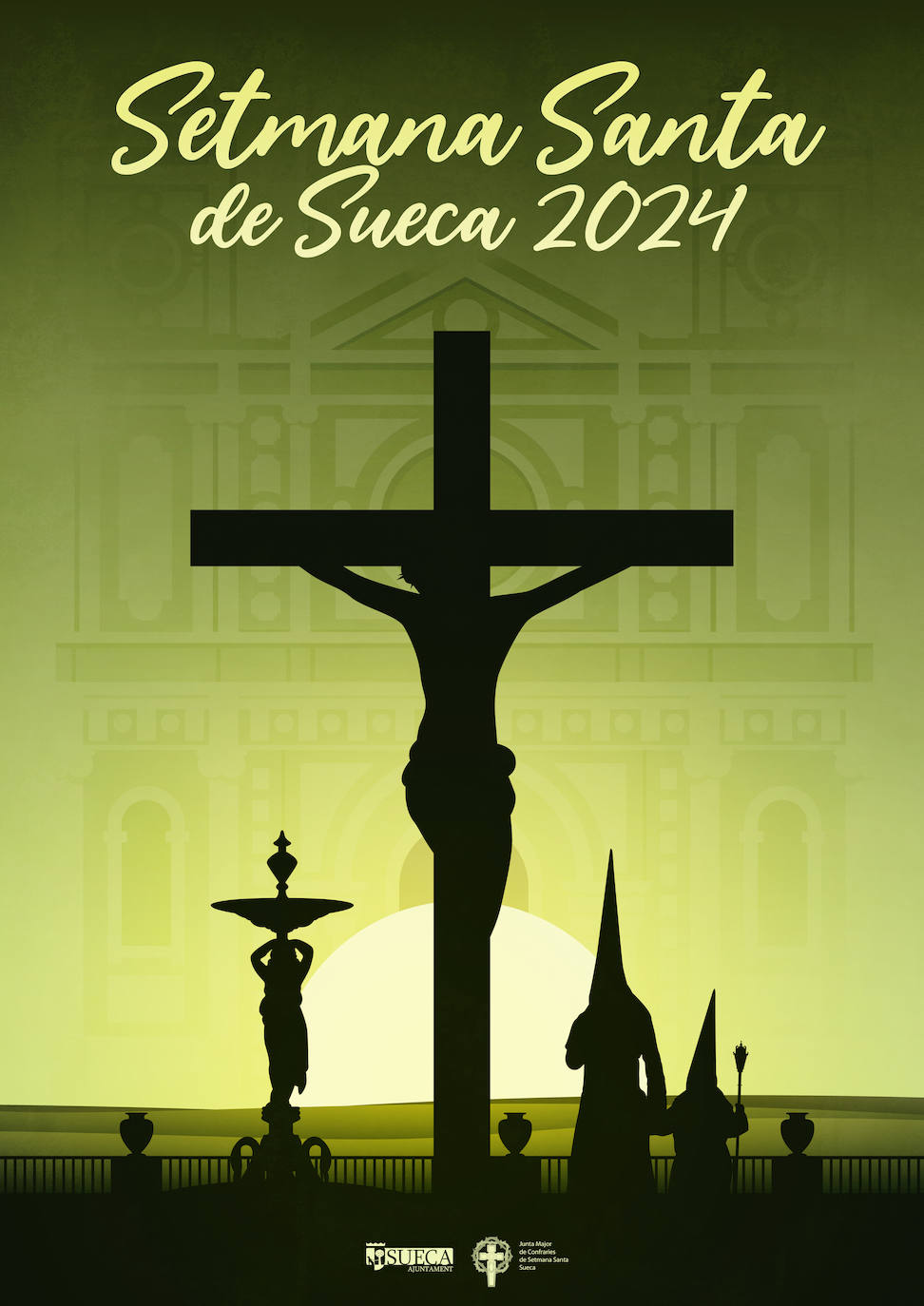 Imagen secundaria 1 - Alzira y Sueca presentan los carteles de su Semana Santa