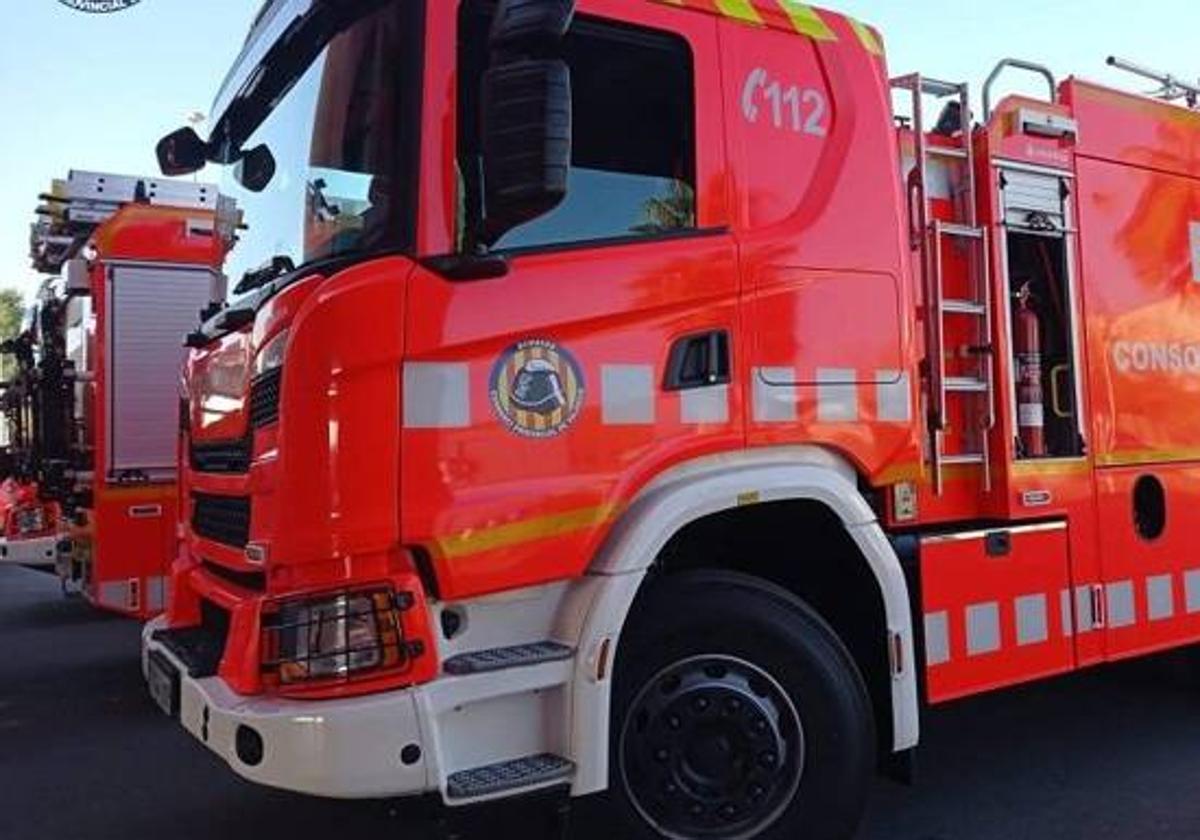 Un camión de bomberos en una imagen de archivo.