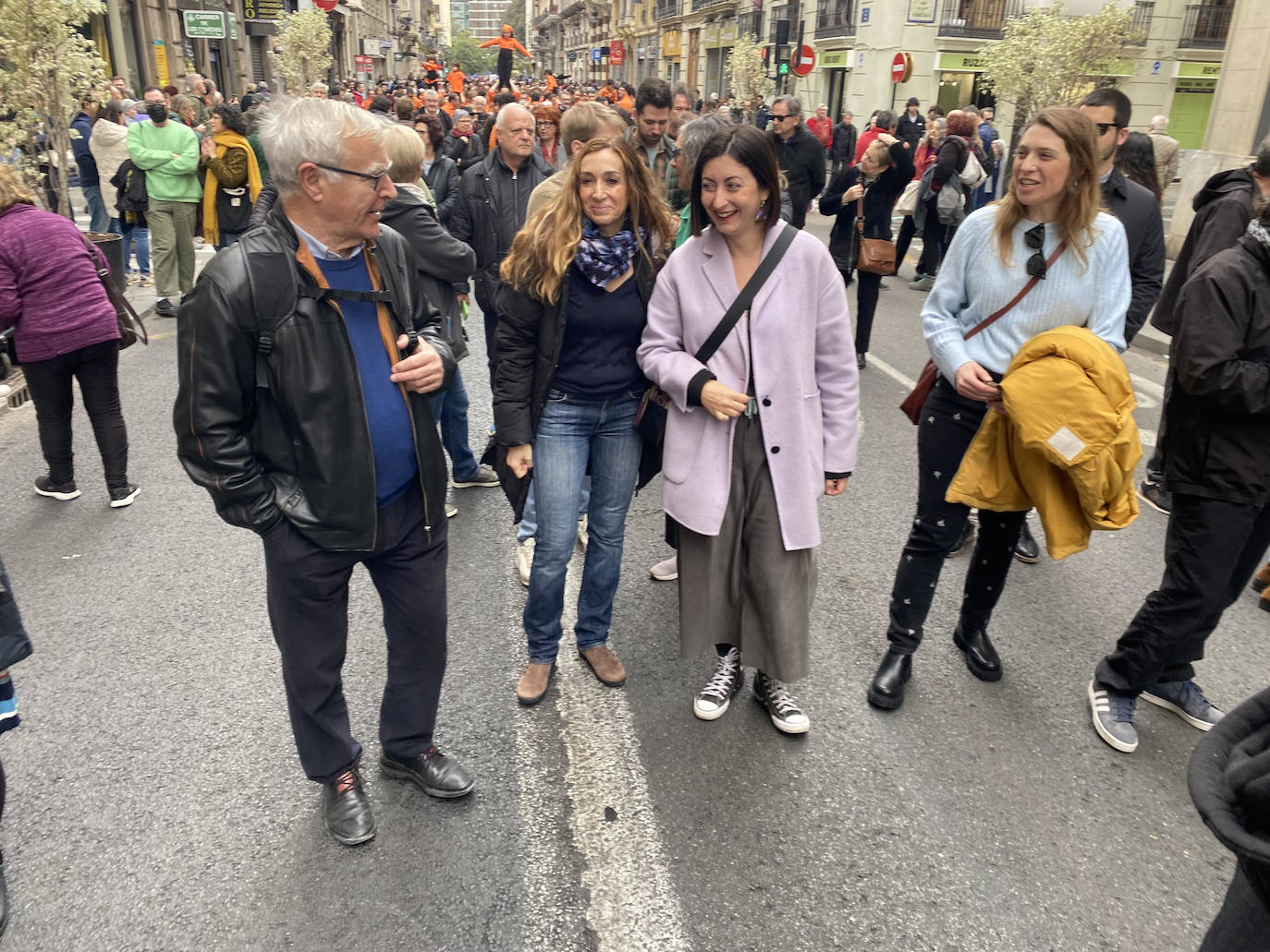 Manifestación de las Magas republicanas en Valencia