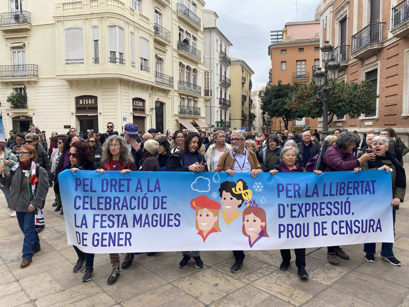 Manifestación de las Magas republicanas en Valencia