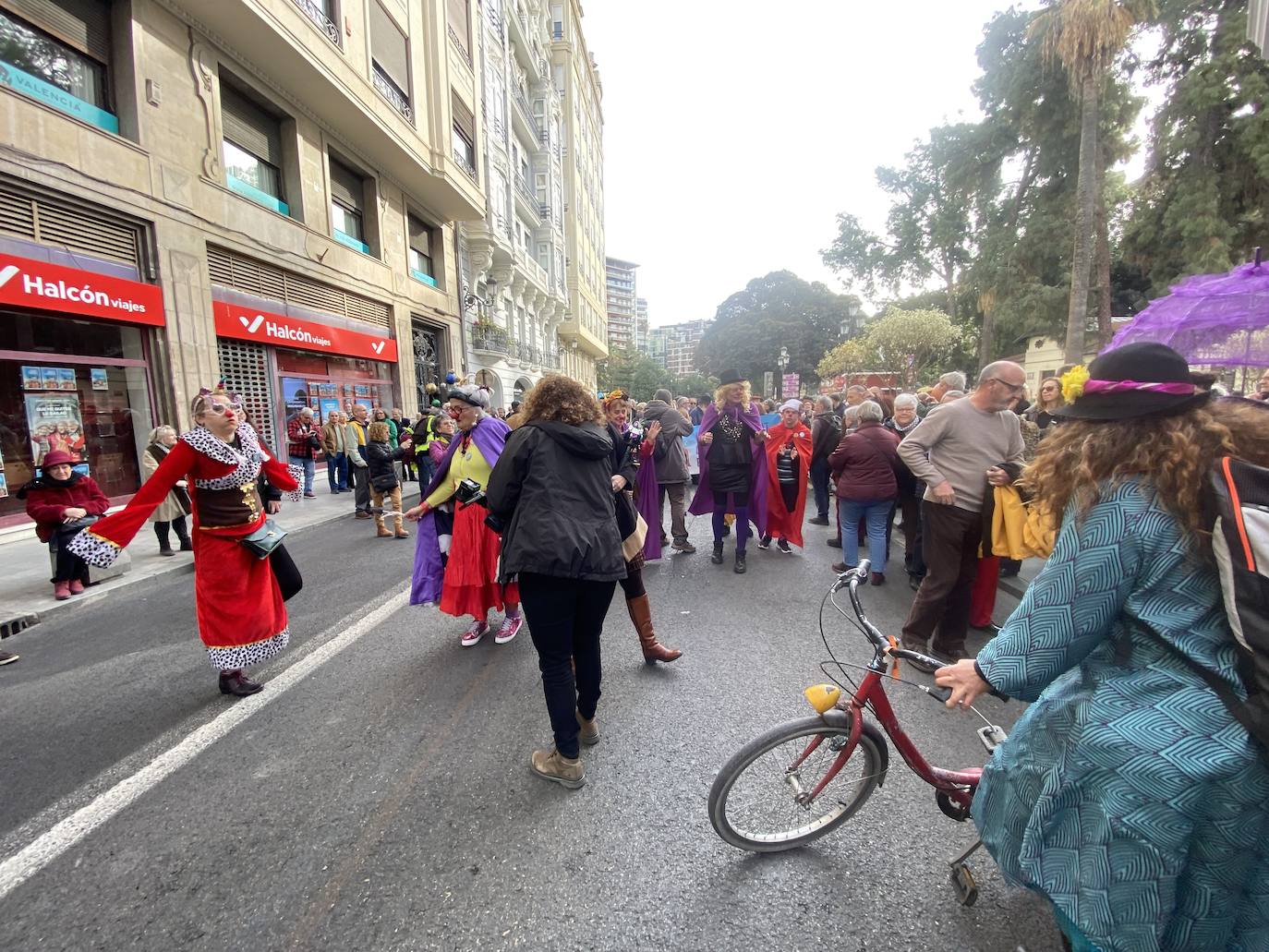 Manifestación de las Magas republicanas en Valencia