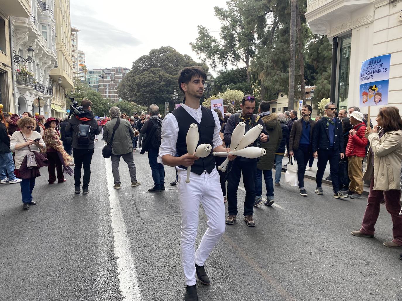 Manifestación de las Magas republicanas en Valencia