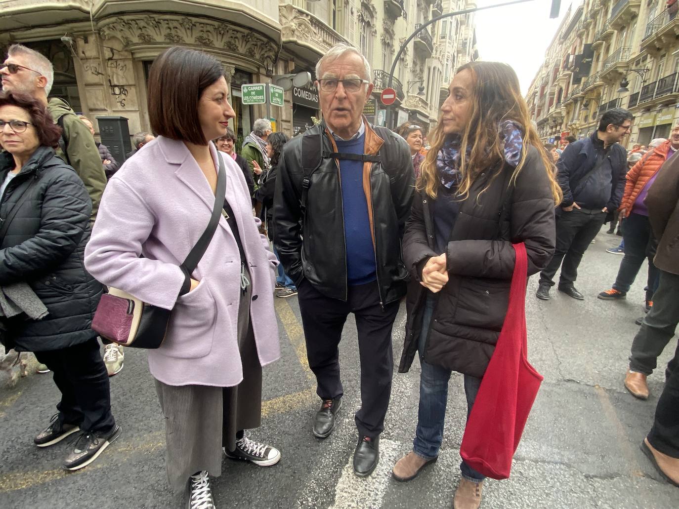 Manifestación de las Magas republicanas en Valencia