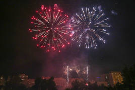 Así ha sido el castillo de fuegos artificiales del 18 de enero