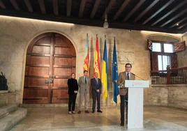 Antonio Garamendi, tras reunirse con el presidente de la Generalitat, Carlos Mazón.