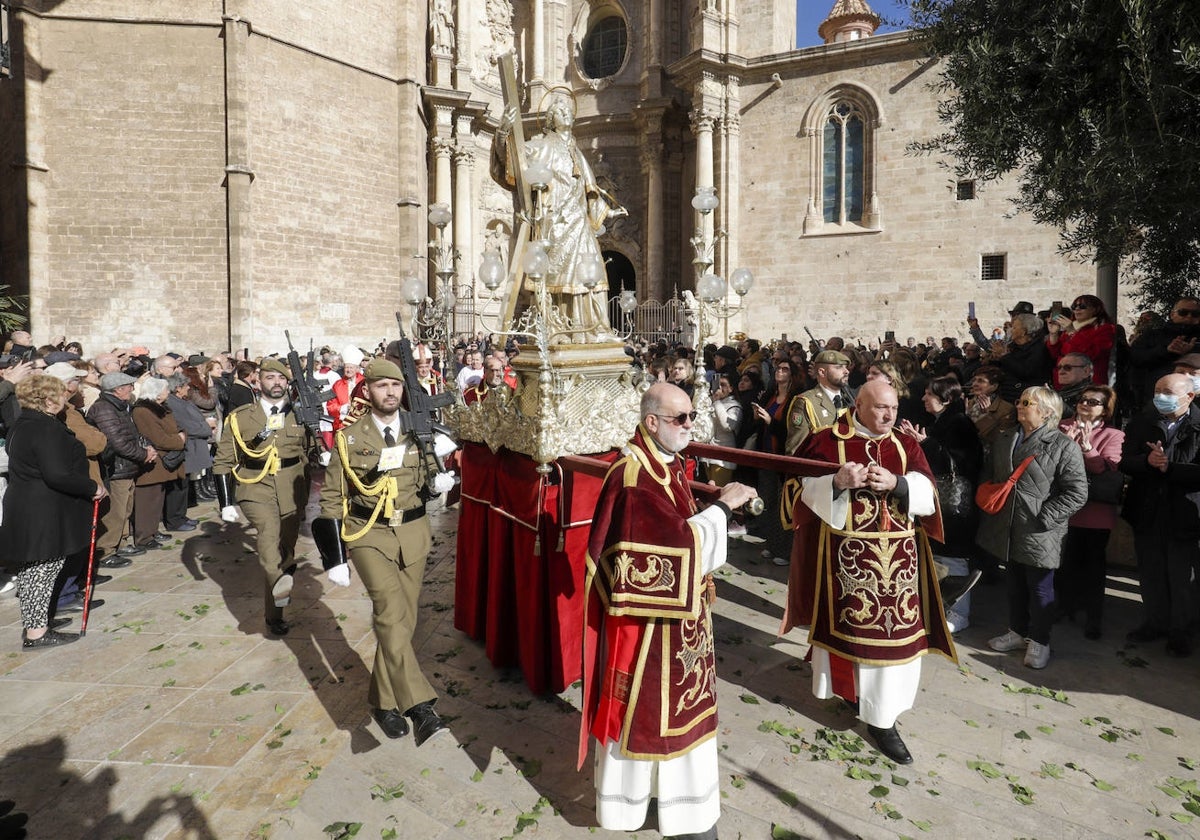 Procesión de San Vicente Mártir celebrada el pasado año.