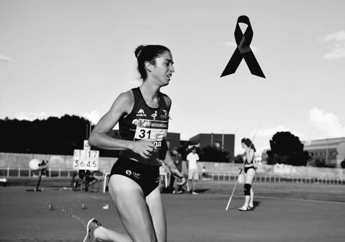 La joven Alba Cebrián en una fotografía difundida por el Club de Atletismo Celtíberas.