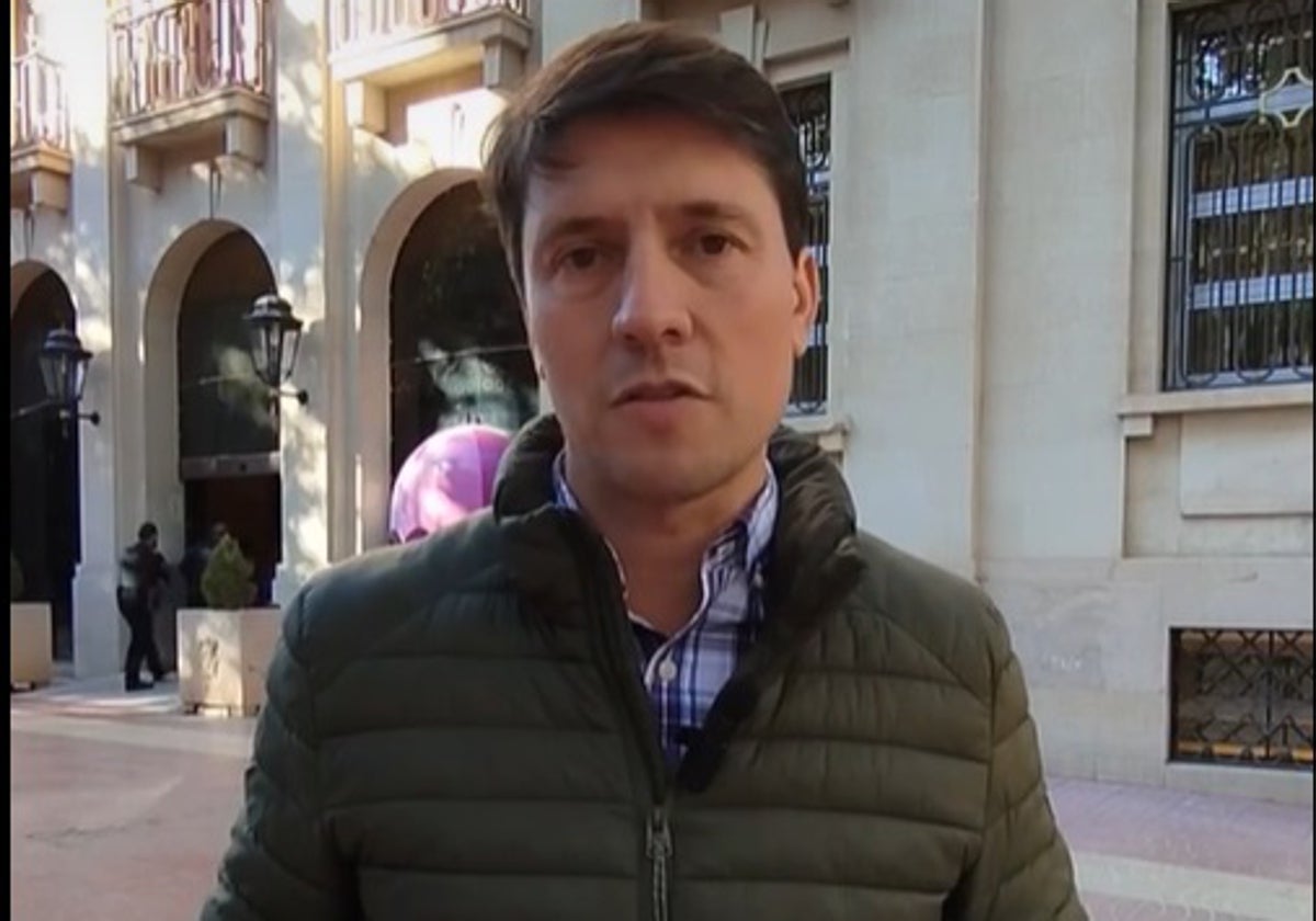 Marcos Sanchis, portavoz del PP en el Ayuntamiento de Xàtiva.