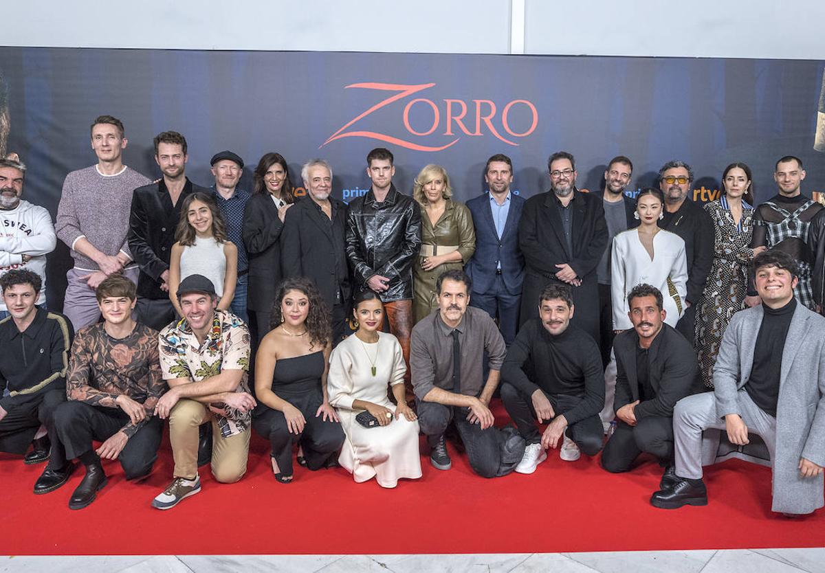 Photocall de Zorro, la serie estrella de TVE