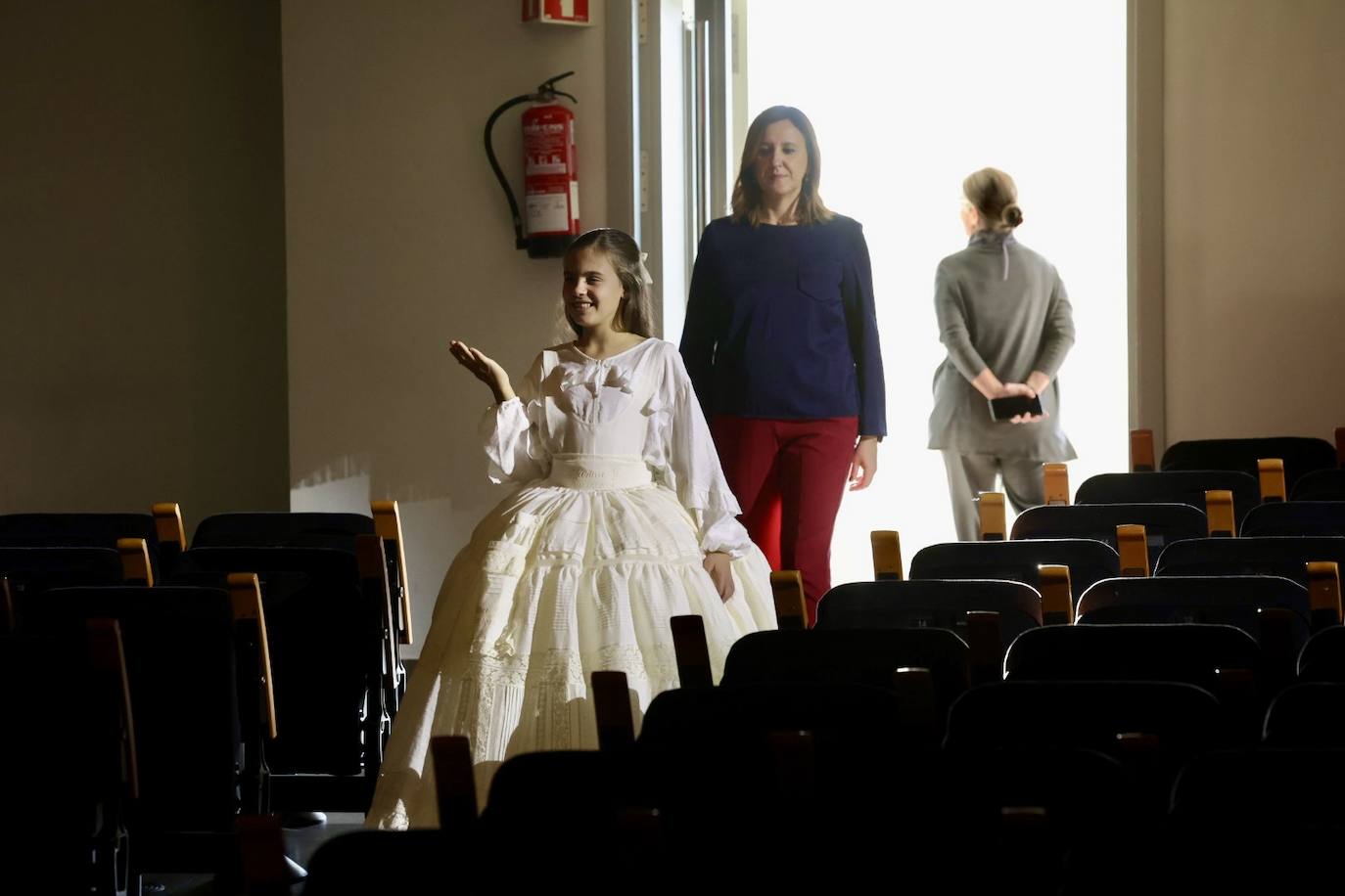 Ensayo de la exaltación de las falleras mayores de Valencia