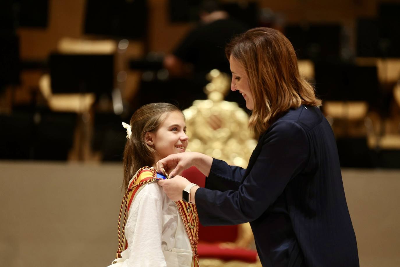 Ensayo de la exaltación de las falleras mayores de Valencia