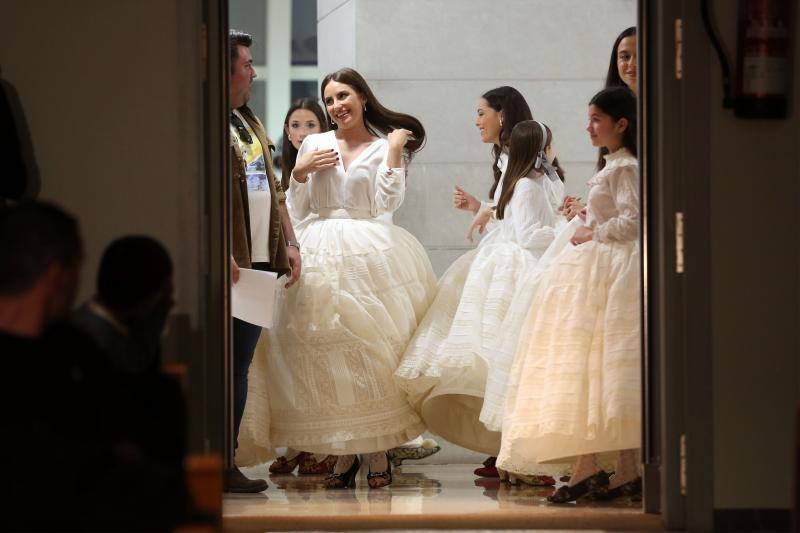 Ensayo de la exaltación de las falleras mayores de Valencia