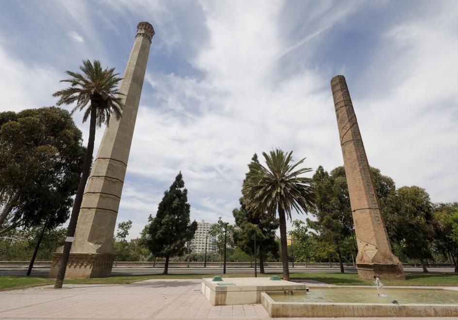 Las chimeneas de la C/ Escultor Octavio Vicent.