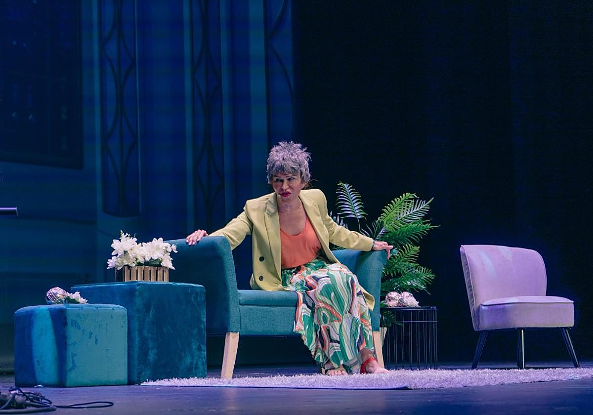 Antonia San Juan  durante la función.