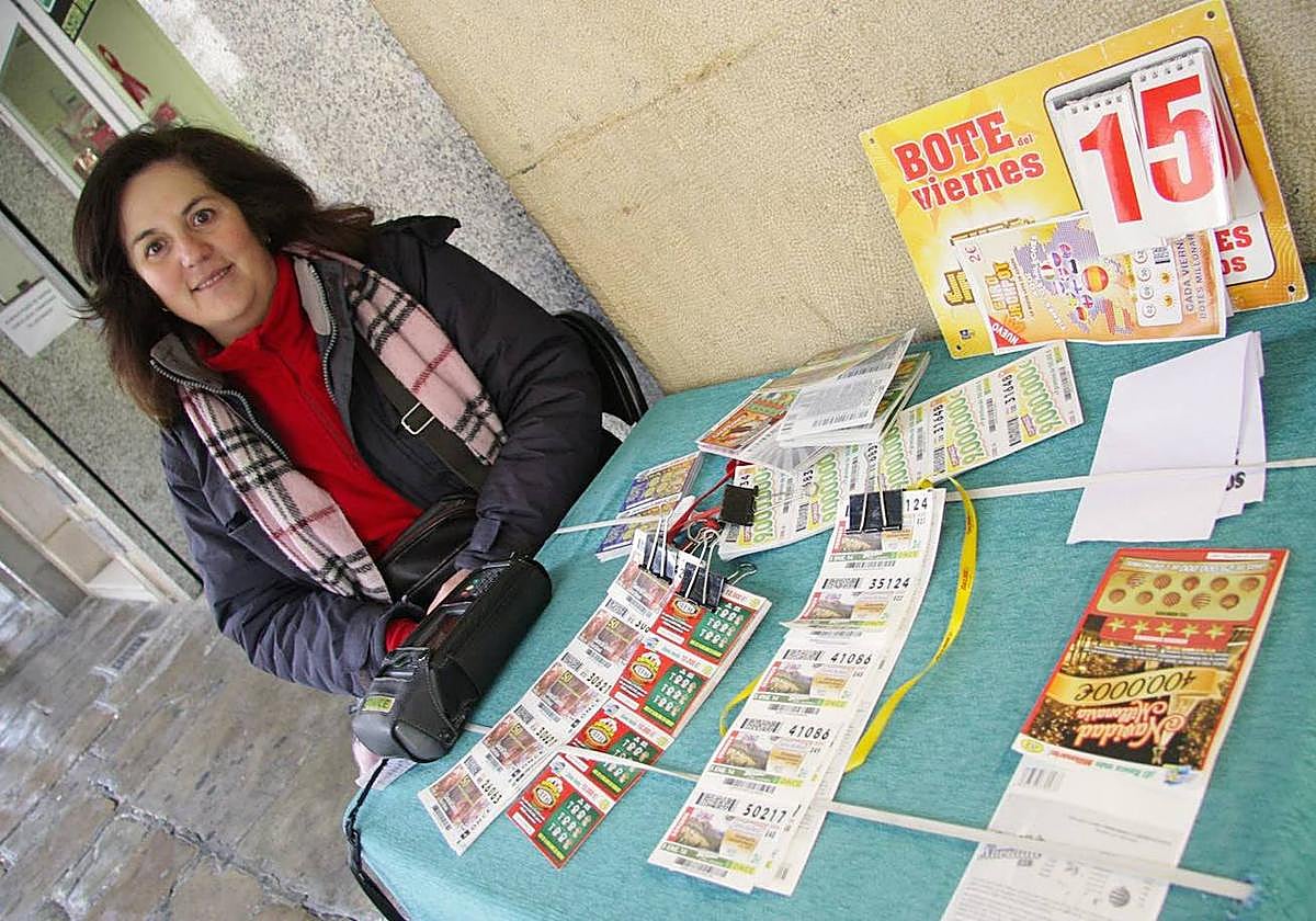 Vendedora de la ONCE.